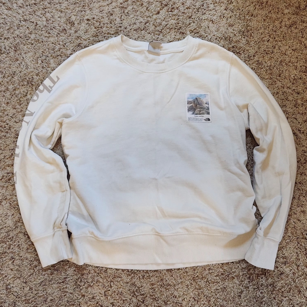 The North Face Men's Cream Crewneck Sweater